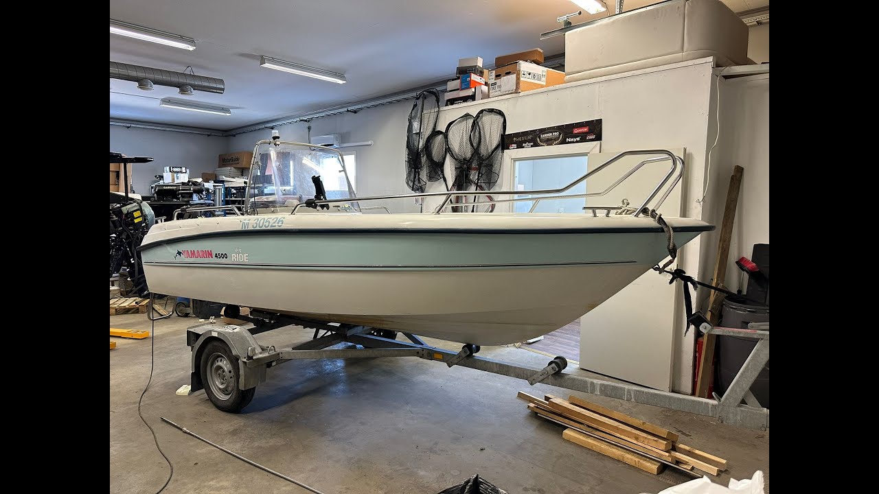 Yamarin 4500 Big Ride ja Evinrude E-tec 50 hv