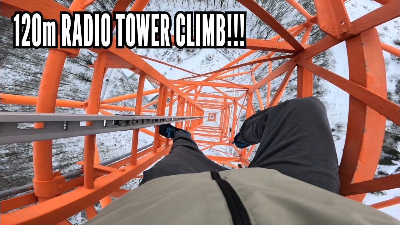 120m ABANDONED U.S. RADIO TOWER FREE CLIMB IN GERMANY 🇩🇪 | Urbex / Lost Place #002 