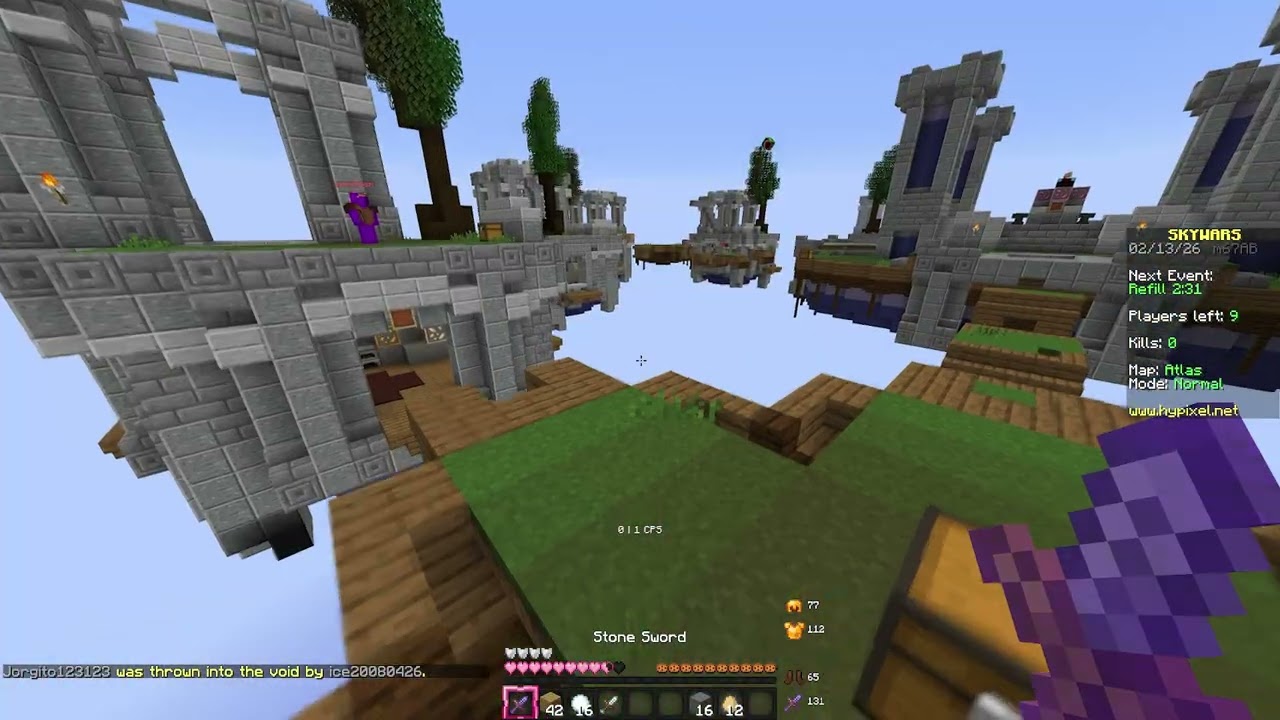 Hypixel再卡下去真的就變成Lagpixel了... (好卡啊qwq