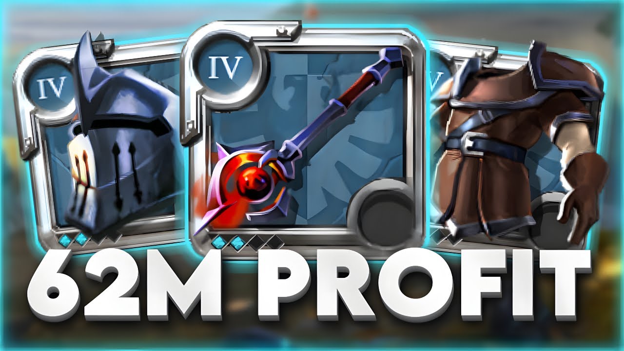62M💲PROFIT IN 21 HOURS WITH T4.2 GEAR ONLY - Albion Online