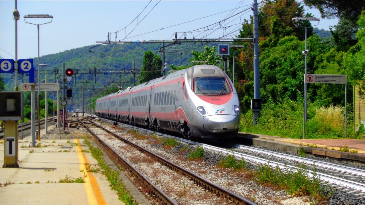 TRENI ALTA VELOCITA' IN TRANSITO A TERME EUGANEE - ABANO MONTEGROTTO