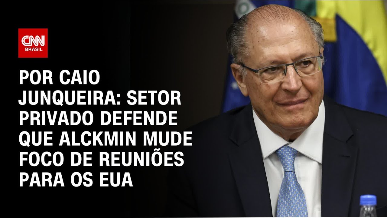 Setor privado defende que Alckmin mude foco de reuni&otilde;es para os EUA | CNN PRIME TIME