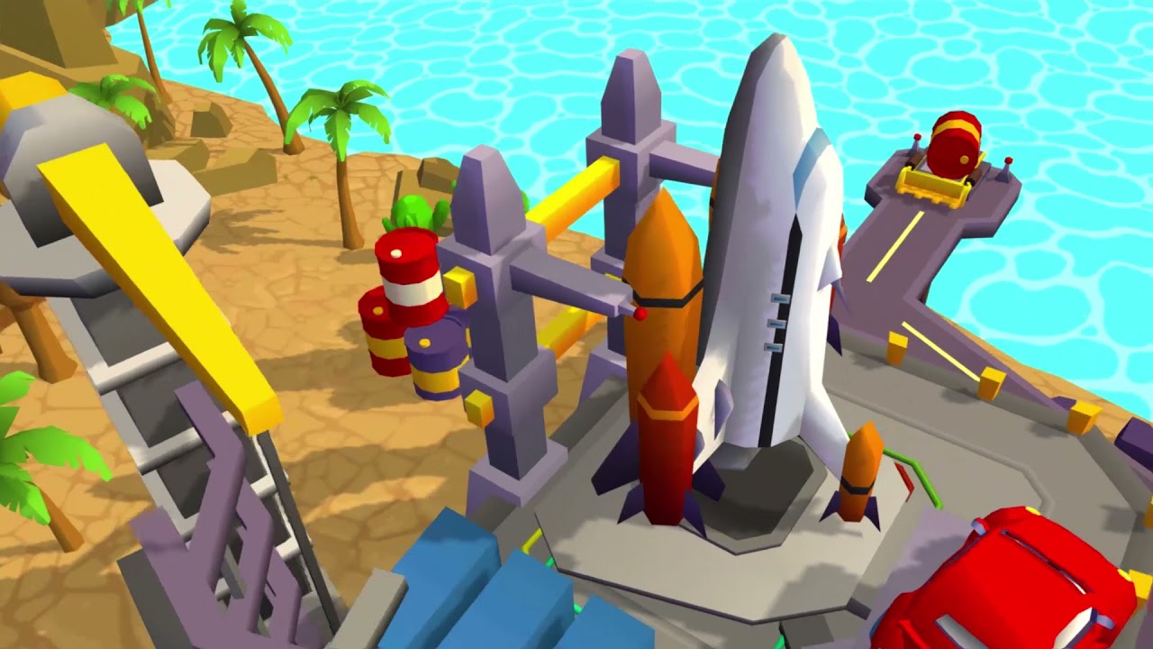 Car Eats Car 3D - Rocket Launch