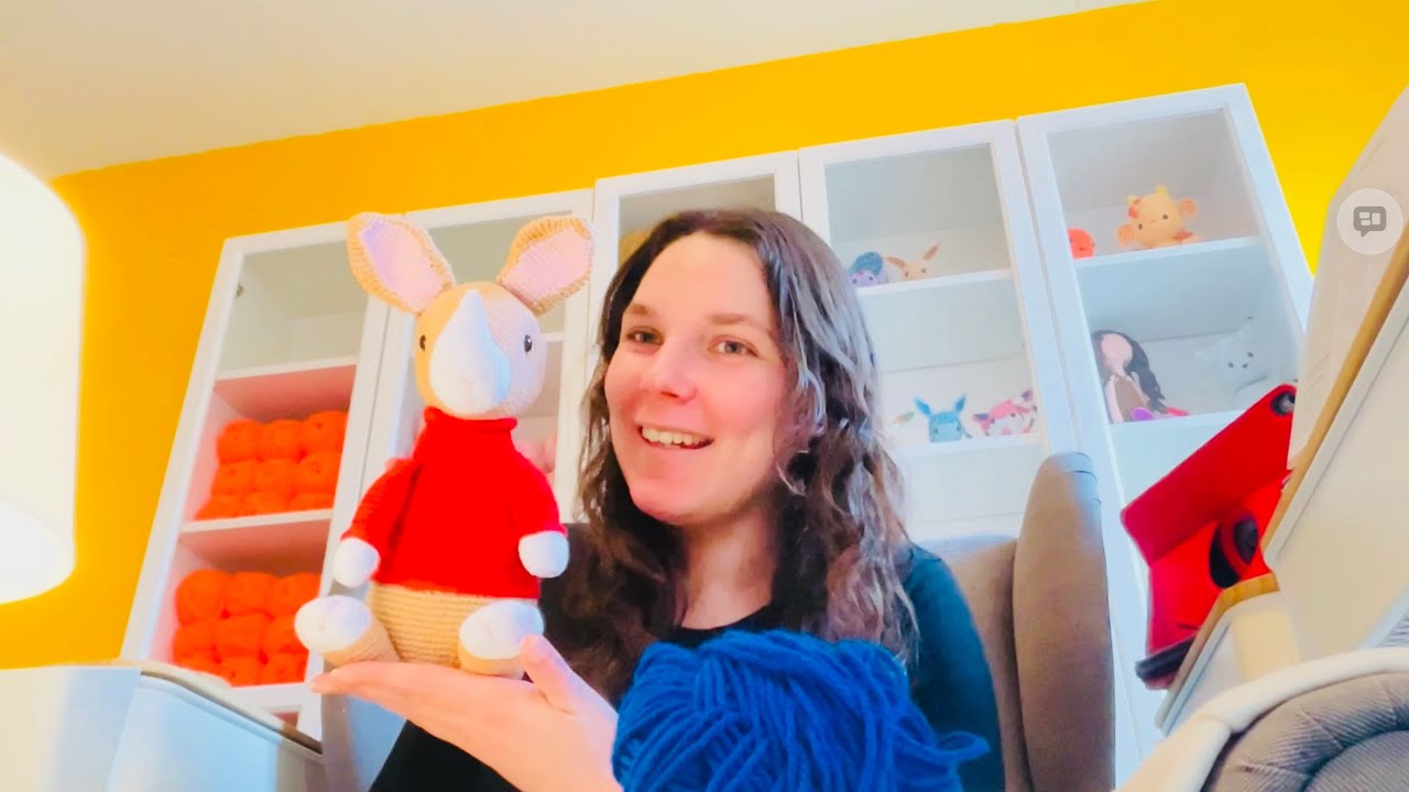 Crochet Time - Logbook - Finished Mark the Bunny + Crocheting Granny square sweater