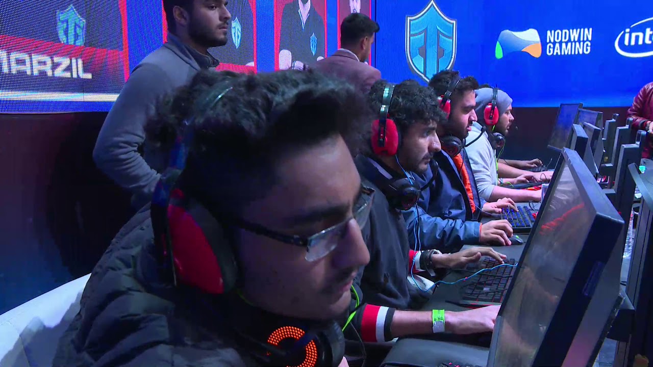 Simar 'PSY' Sethi pumped up during ESL India Premiership Winter finals