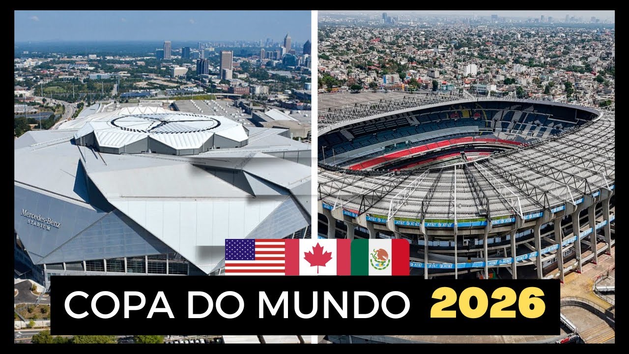 Todos os ESTÁDIOS DA COPA DO MUNDO 2026 #estadios #copadomundo2026 #futebol