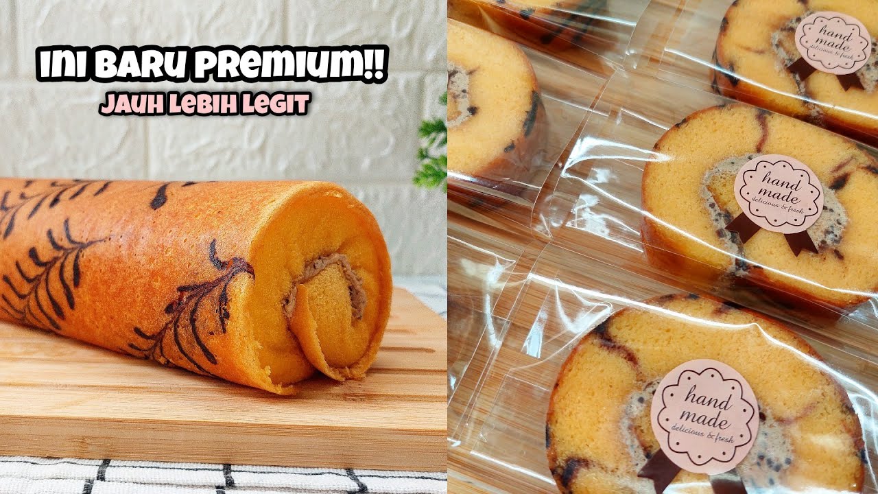 GINI YA CARA MENGGULUNG BOLU YG KULITNTA UDAH HAMPIR LEPAS!!BOLU GULUNG PREMIUM LEBIH LEGIT, NO SP!!