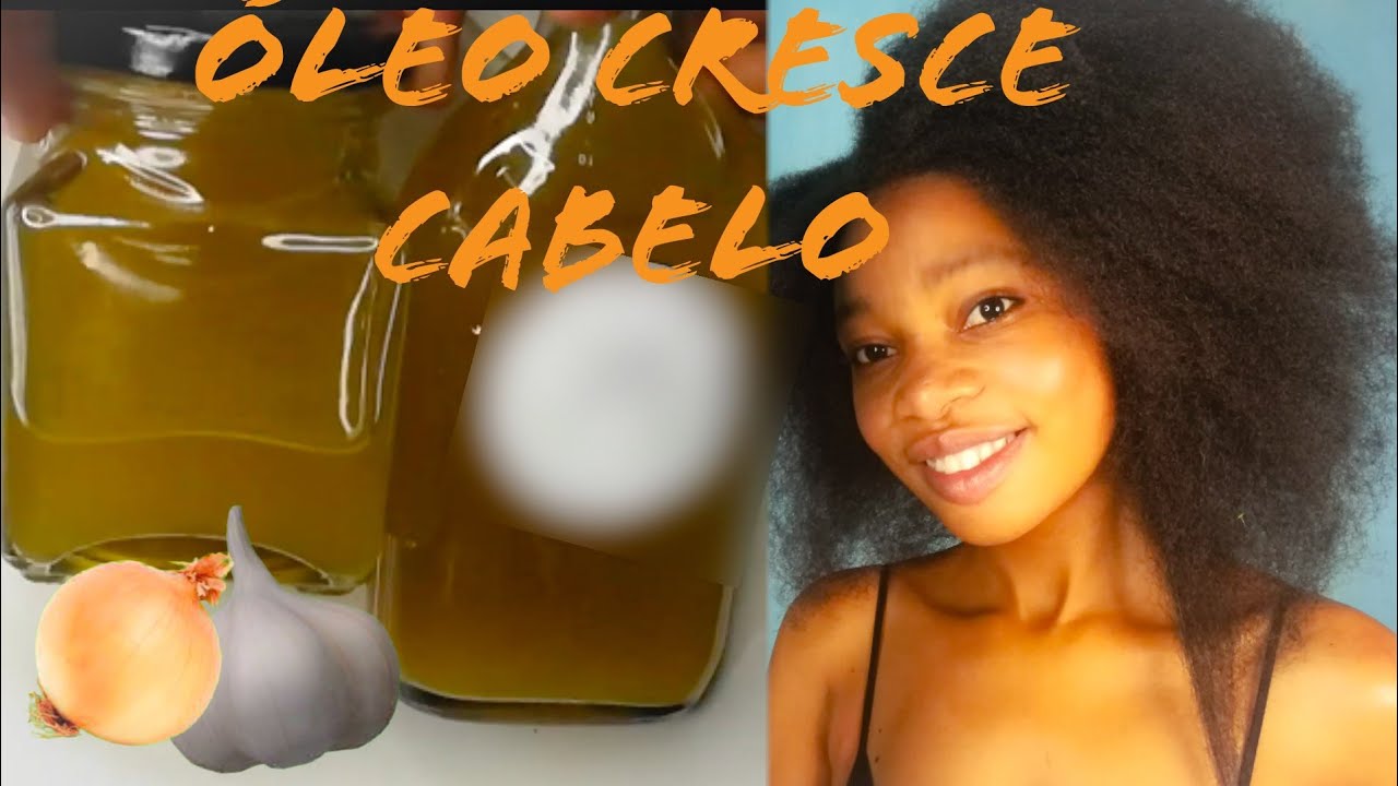 Óleo bomba caseiro para crescer cabelo crespo