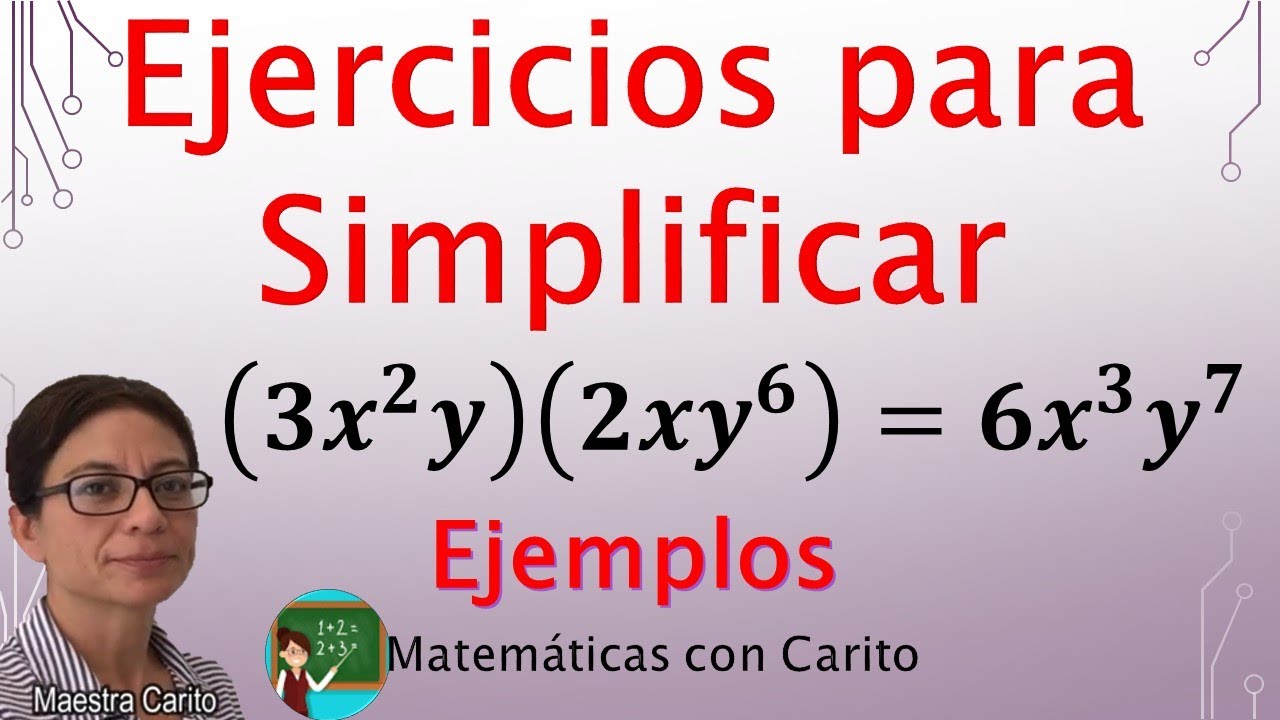 Ejercicios para Simplificar | Leyes de los Exponentes