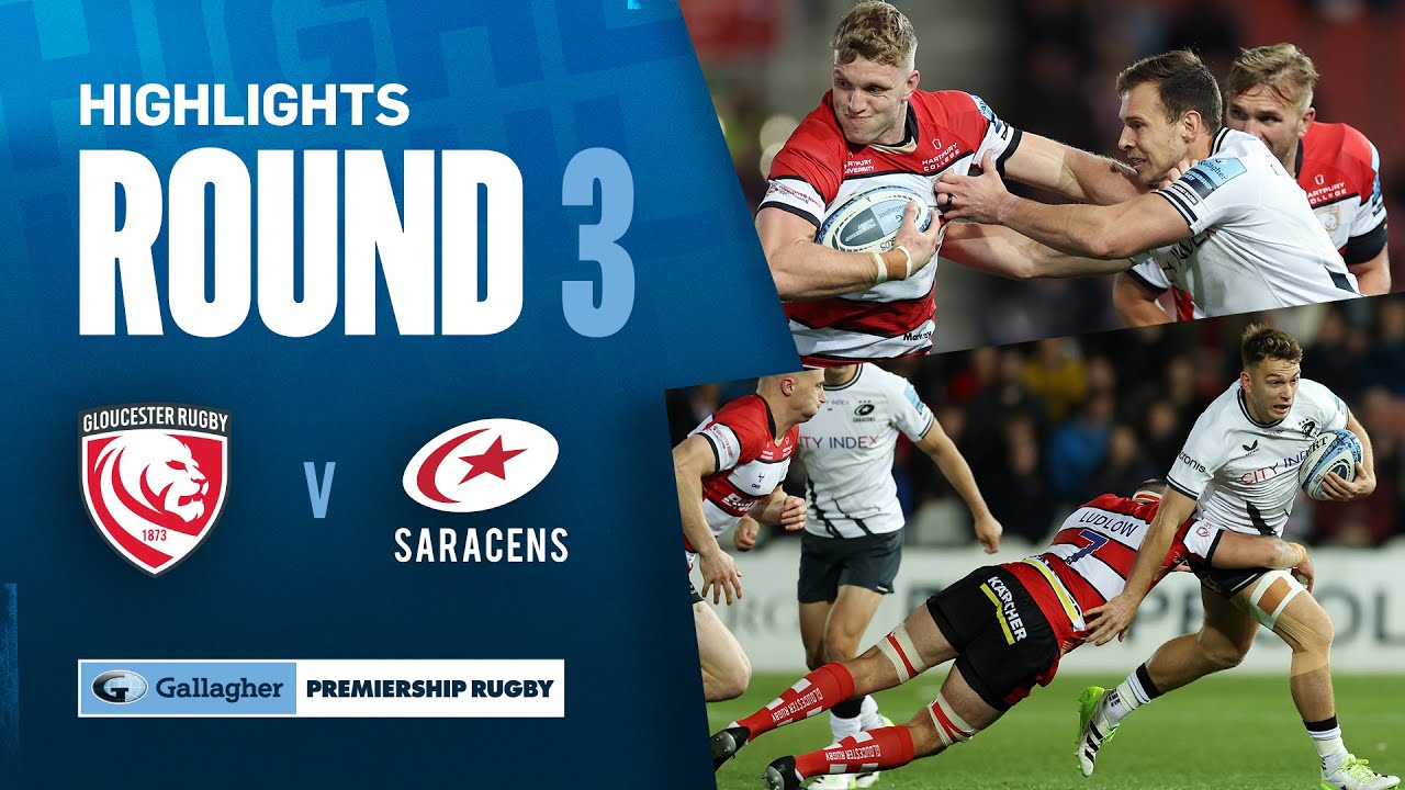 Gloucester v Saracens - HIGHLIGHTS | Willis Shines For Sarries! | Gallagher Premiership 2023/24
