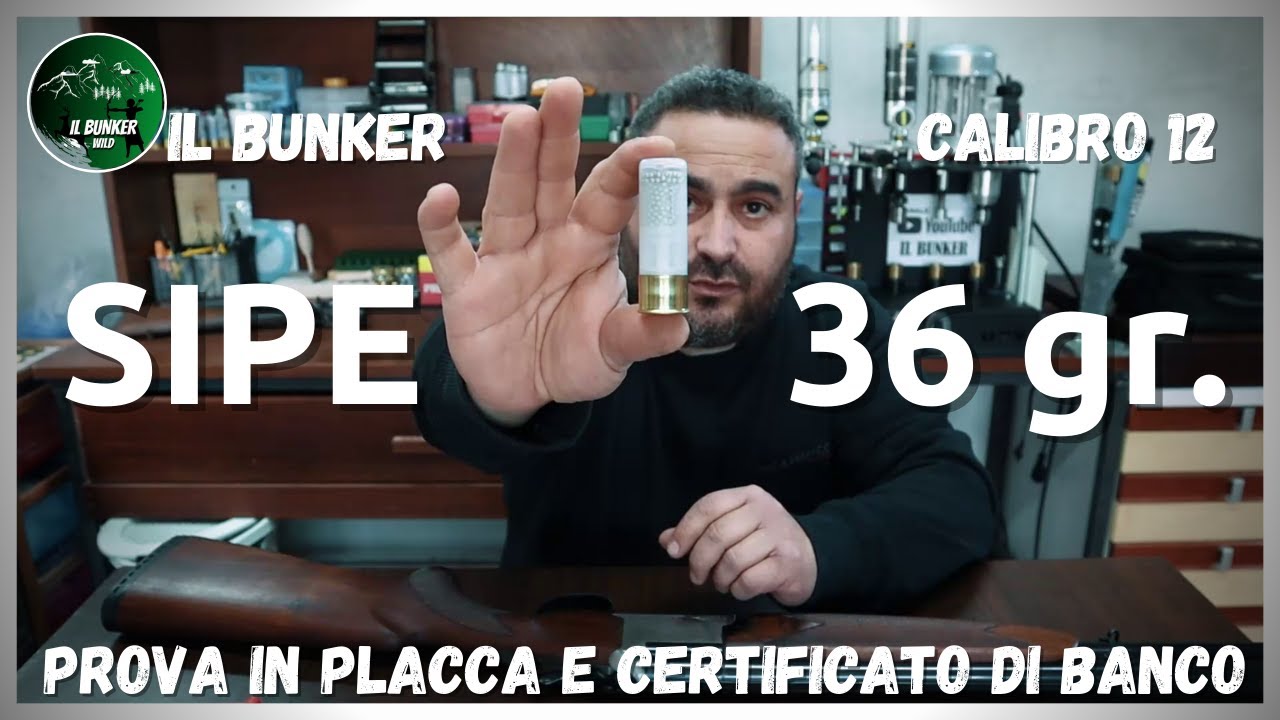 Calibro 12 - Sipe 36 grammi - Prova in placca