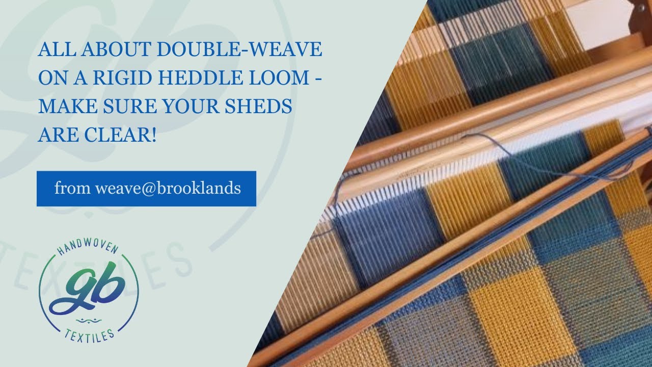 Controlling the sheds in doubleweave