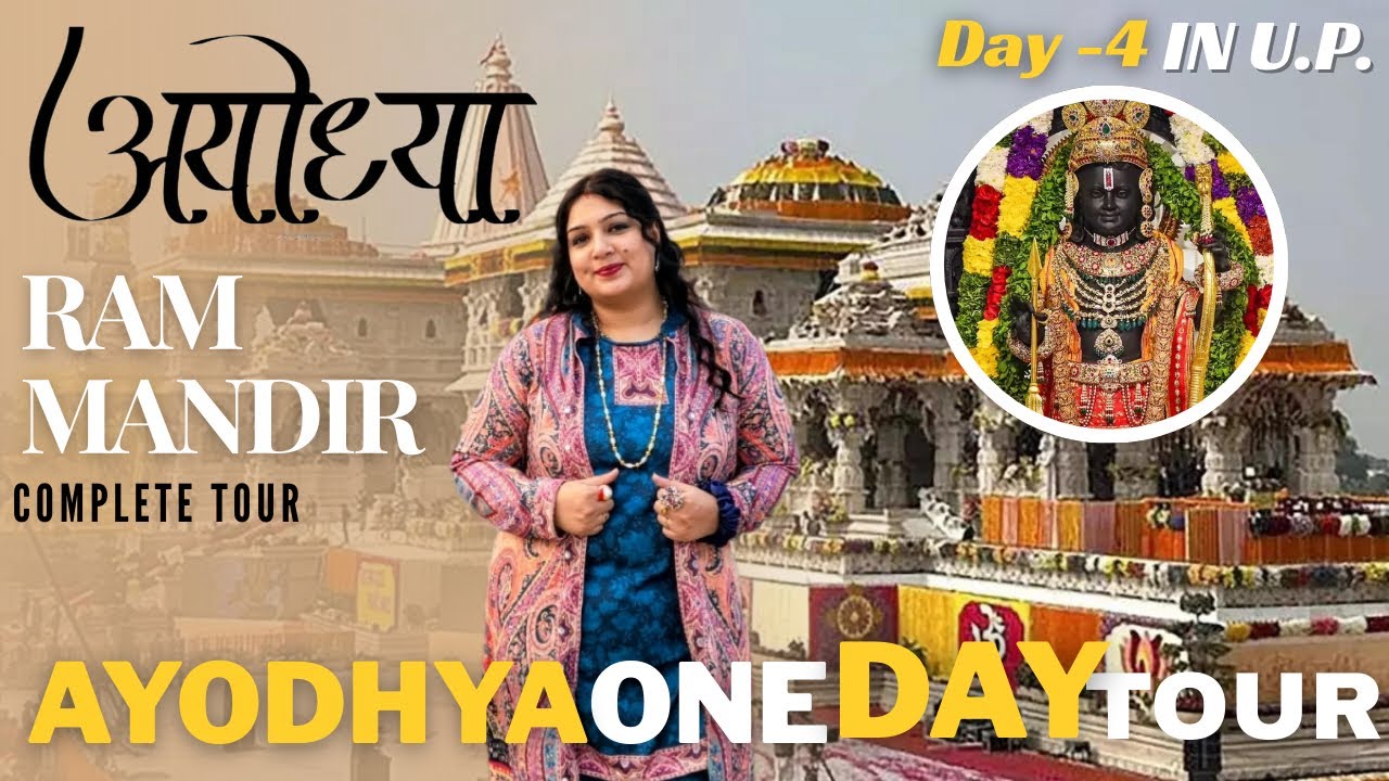 Ram Mandir, Ayodhya vlog 🚩📍 || Day-4 in U.P. || Full update🛕|| One day tour || Banaras to Ayodhya ✨