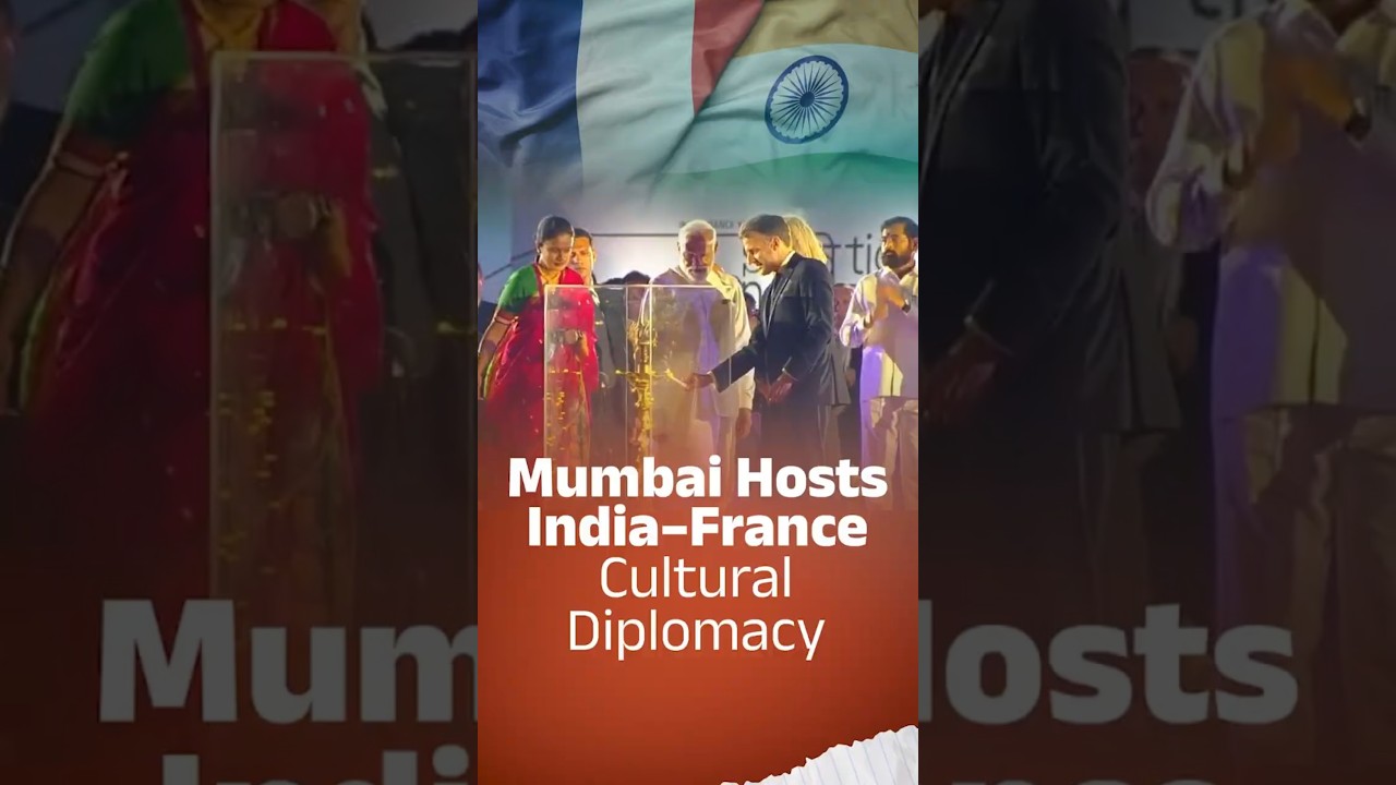Mumbai Hosts India&ndash;France Cultural Diplomacy #indiafrancerelations #pmmodi #emmanuelmacron