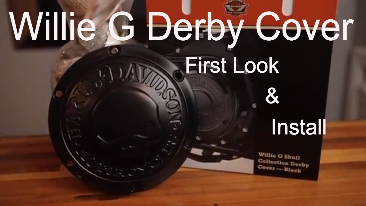 Sportster Iron 883-Black Willie G Derby Cover Install