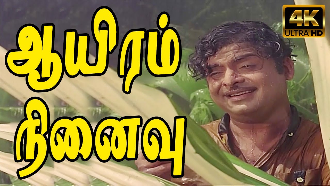 ஆயிரம் நினைவு ஆயிரம் கனவு காணுது | Ayiram Ninaivu Ayiram Kanavu | SPB | Gemini Ganesan Love Song  4K