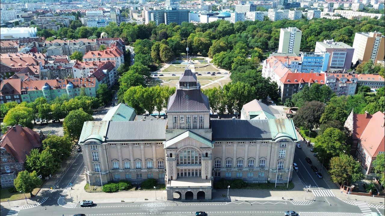 Szczecin, Poland. A cinematic view by drone.#szczecin #drone #holiday