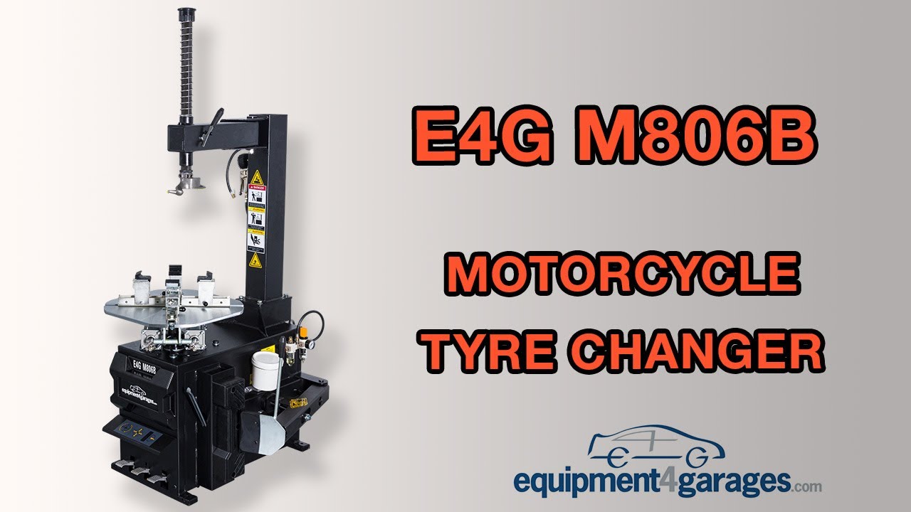 HOW TO use our MOTORCYCLE TYRE CHANGER!| M806B |E4G