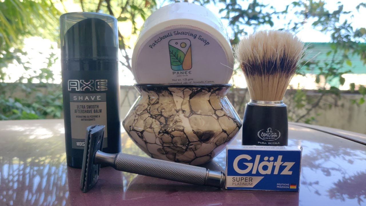 First Use Glatz Blades | Omega Boar Shaving Brush