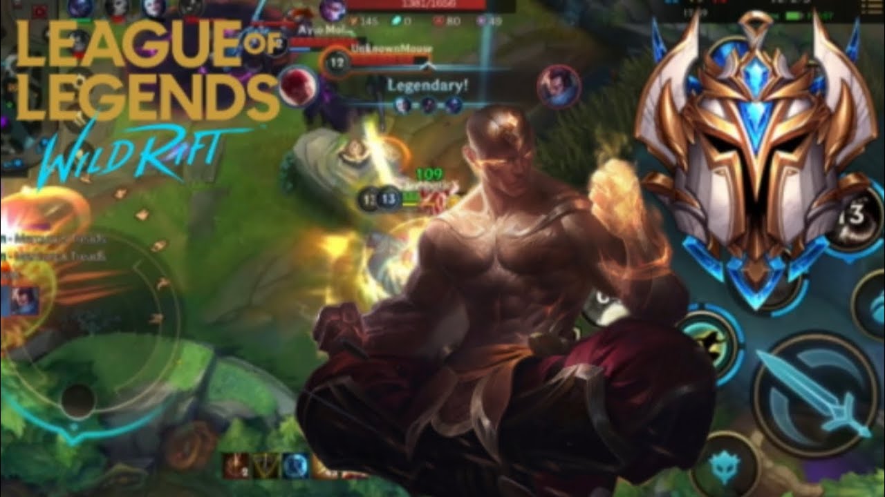 WILD RIFT CHALLENGER LEE SIN GAMEPLAY - I PERFORMED BETTER THAN 100% OF CHALLENGER LEE SIN PLAYERS