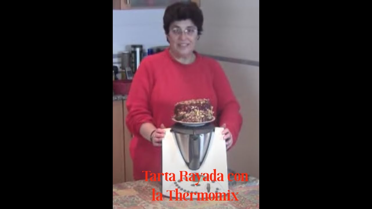 Tarta Rayada con la Thermomix
