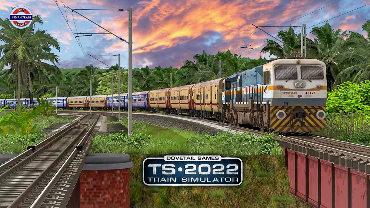 Train journey from Aluva to Thrissur | Railworks TS2022 Gameplay | Bharat Stream