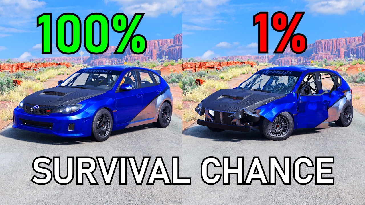 Best of Realistic Survival Chance Crashes #19 | BeamNG.drive