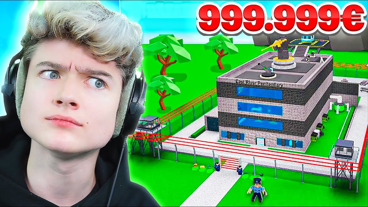 Ich BAUE ein 999.999.999€ OP GEFÄNGNIS (100% SICHER) in ROBLOX!
