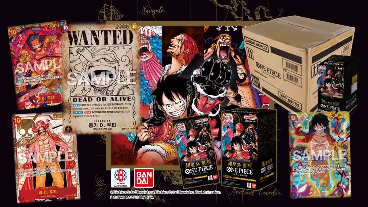 One Piece - Emperors In The New World Case Opening (Korean) #onepiece #onepiecetcg #tcg #korean
