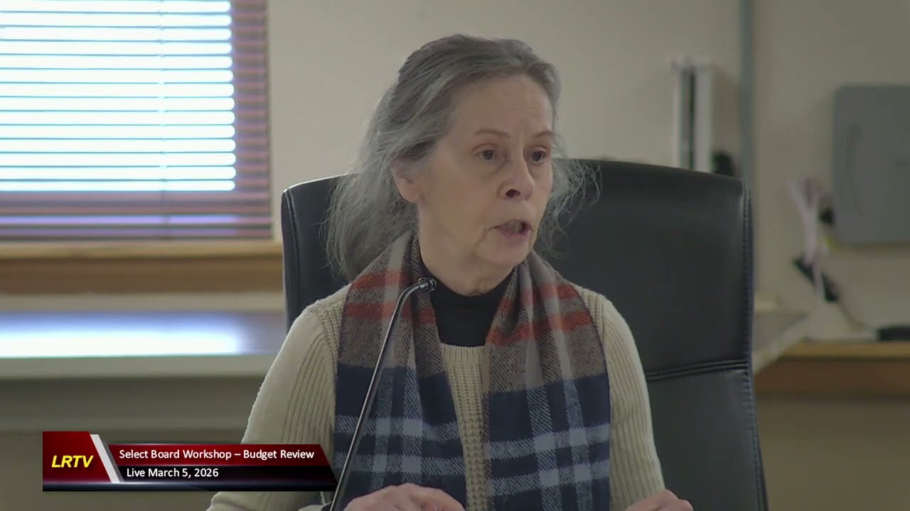 Bridgton Select Board Workshop – Budget Review 3-5-2026