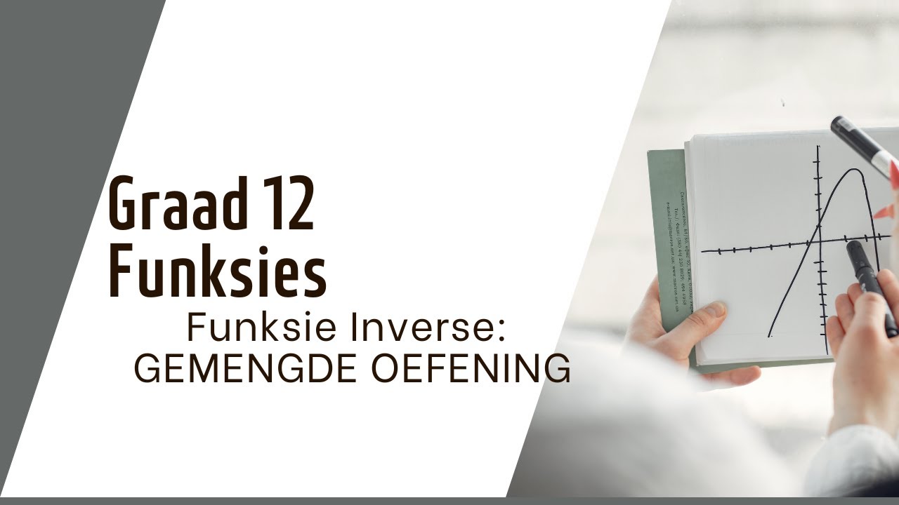 Funksies: Inverse Gemengde oefening (GRAAD 12 WISKUNDE)