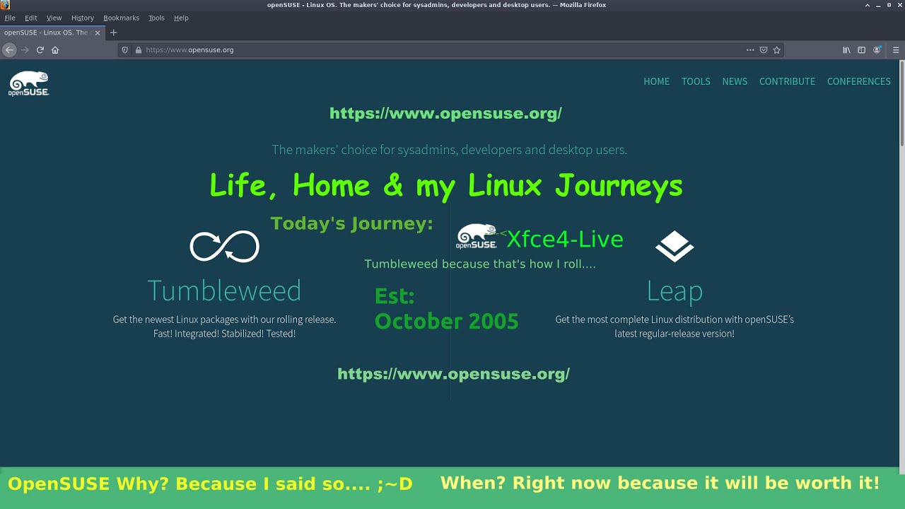 OpenSUSE-Tumbleweed-XFCE-Live-x86_64-Snapshot20201216 XFCE On The SUSE_2 Green Mean & Lean Xfce SUSE