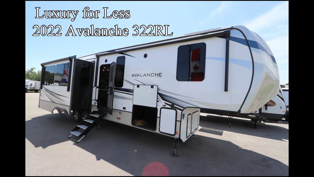 Luxury RV Living - 2022 Avalanche 322RL Fifth wheel trailer