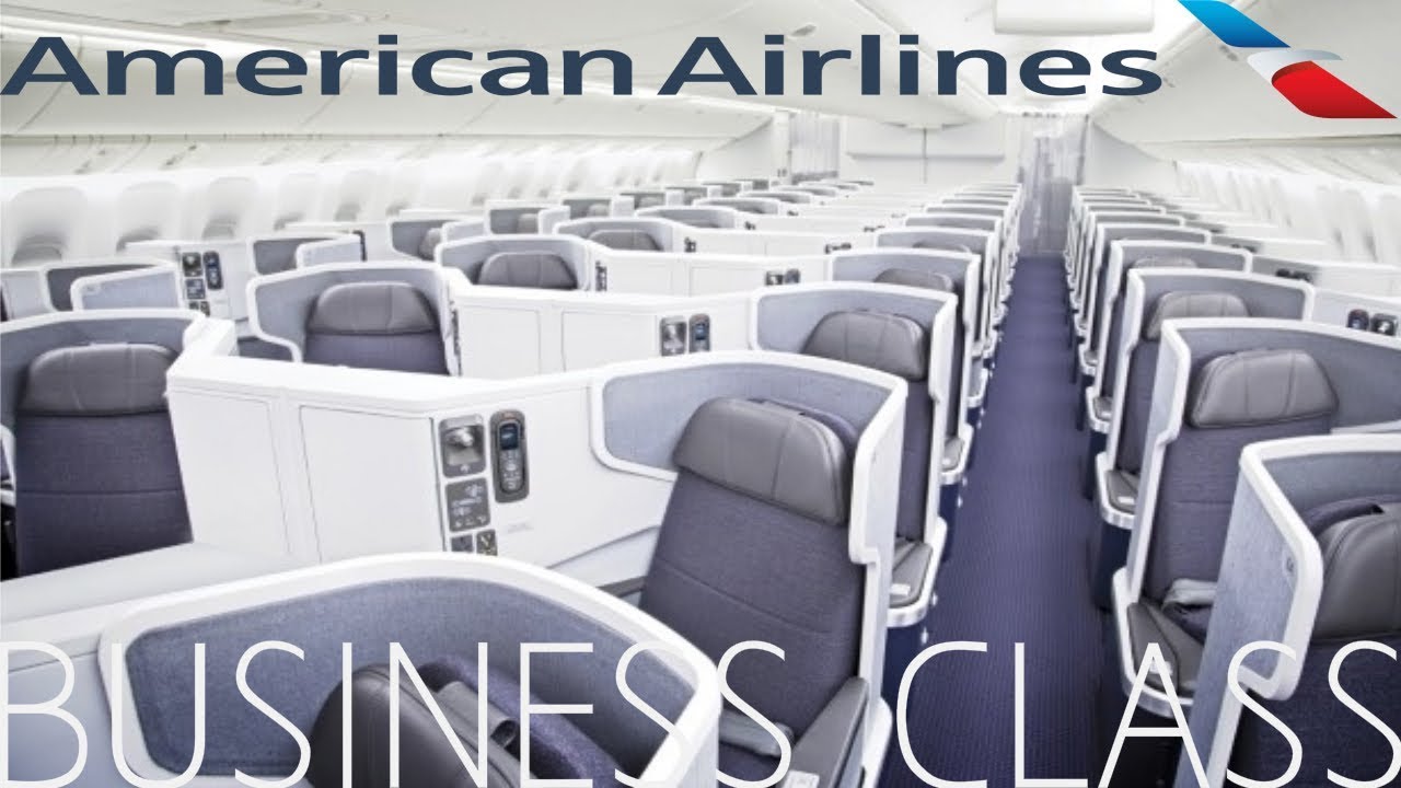 American Airlines BUSINESS CLASS London to New York|Boeing 777-300ER