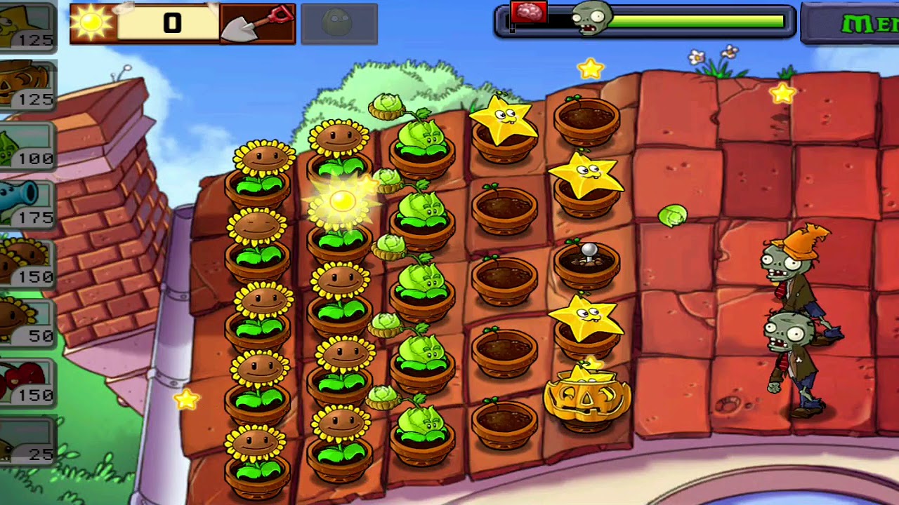 Plantas vs Zombis tejado nivel 1🧟🧟‍♀️ 🧟🧟‍♀️