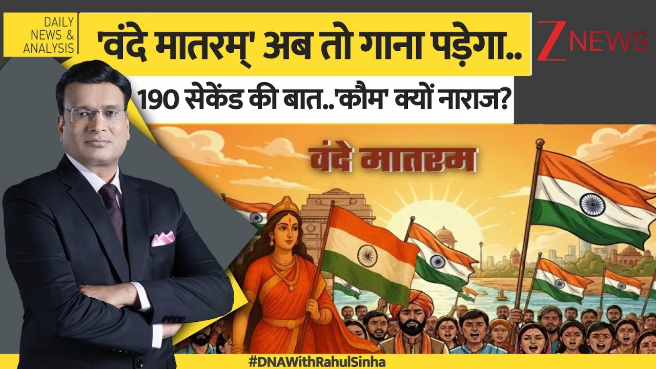 DNA: 'वंदे मातरम्' गाइए नहीं तो जाइए! Vande Mataram Song New Guideline