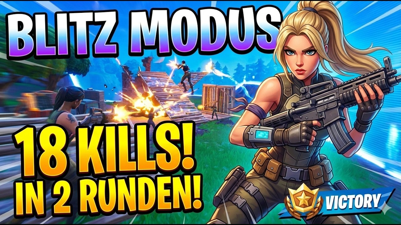 Fortnite Blitz 18 Kills Null Bauen ist Chaos | KOLJAA