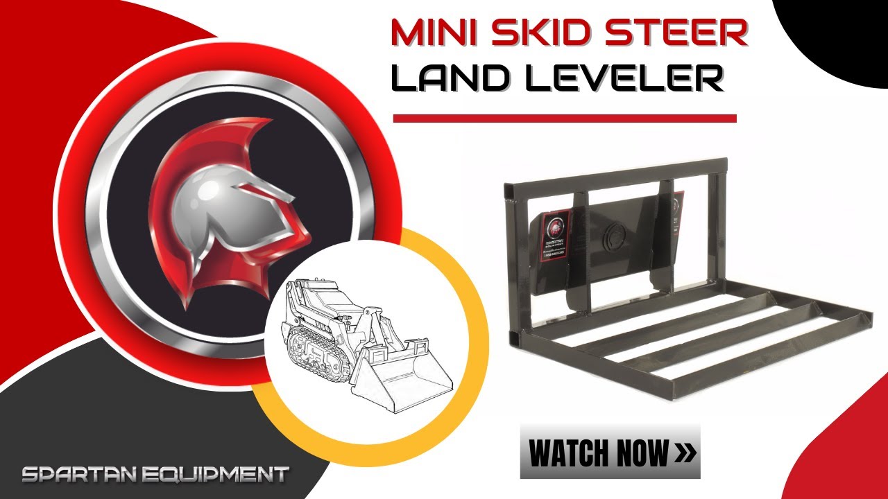 Spartan Equipment Mini Skid Steer Land Leveler 1