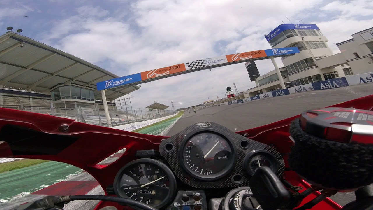 RVF400　筑波サーキット　2018.6.14　A2　8秒前半