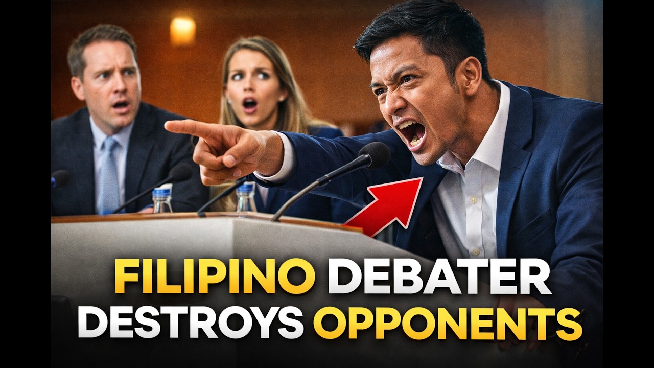 hey Thought the Accent Meant Ignorance—Then the Filipino Debater Destroyed Their Entire Case!