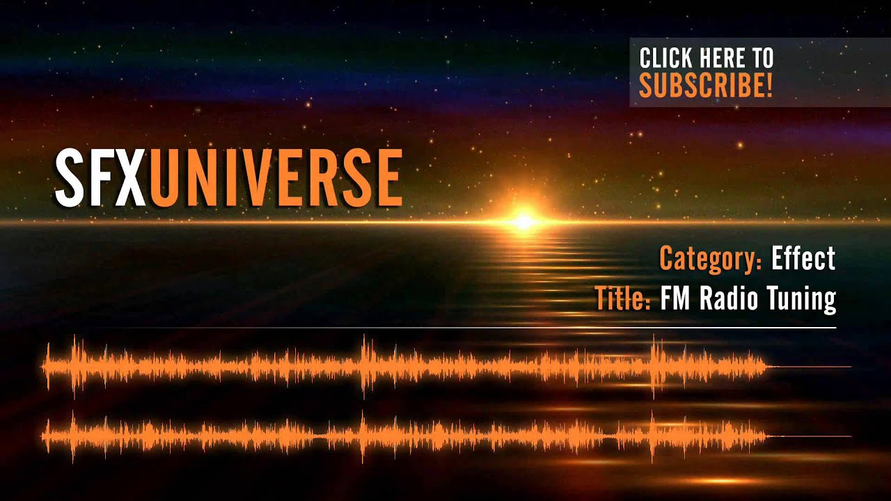 Effect - FM Radio tuning [SFX Universe]