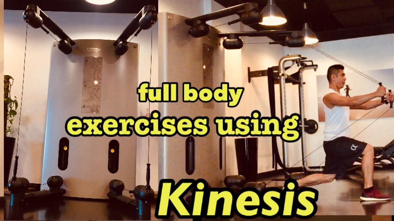 Full body exercises using Kinesis Technogym
