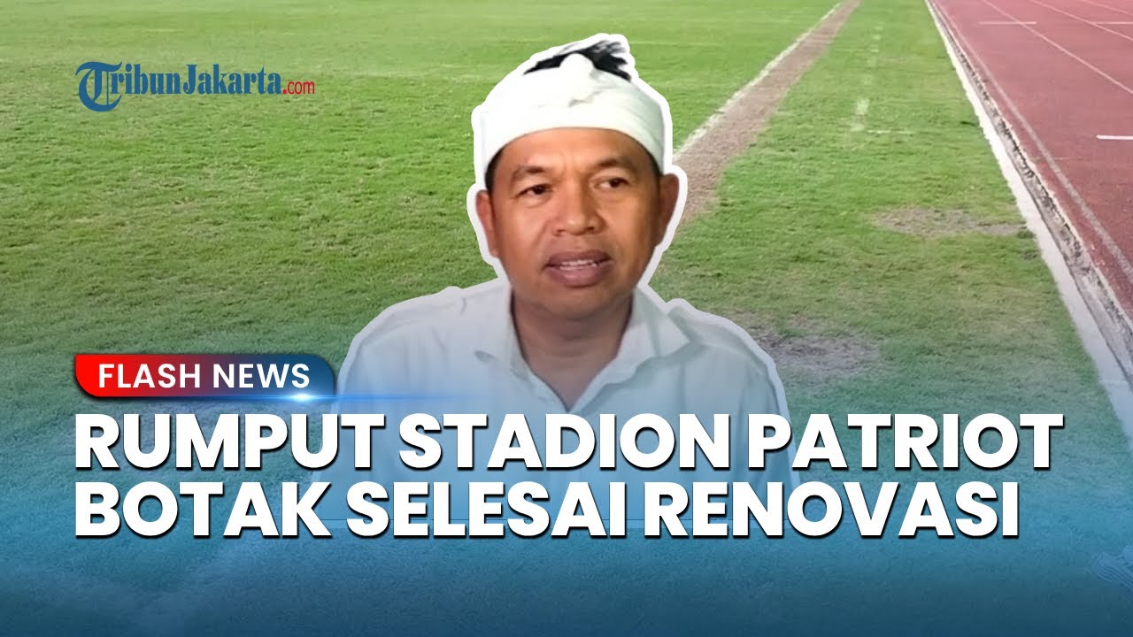 Baru Diresmikan Presiden Prabowo, Rumput Stadion Patriot Bekasi Kondisinya Botak