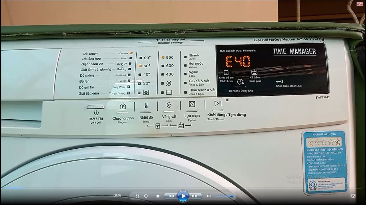 Hướng dẫn tự Sửa máy giặt Electrolux lỗi E40 tại nhà, Cách tháo và lắp khóa cửa. Zalo 0904217430