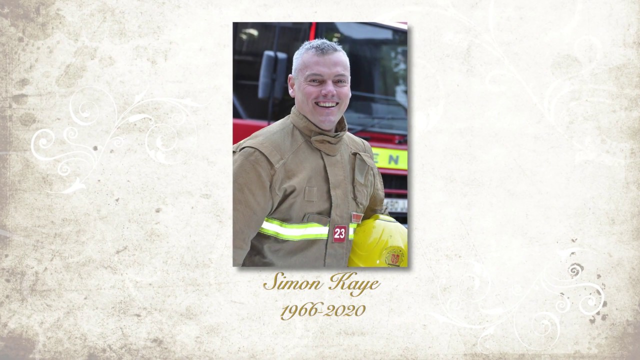 Firefighter Simon Kaye Remembrance Service