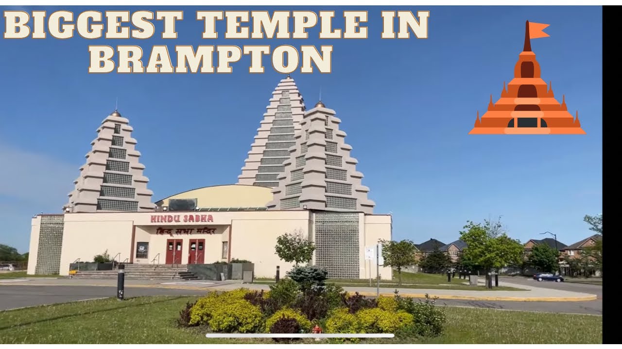 BIGGEST TEMPLE IN BRAMPTON🛕 | HINDU SABHA TEMPLE | TEMPLES IN CANADA 🇨🇦
