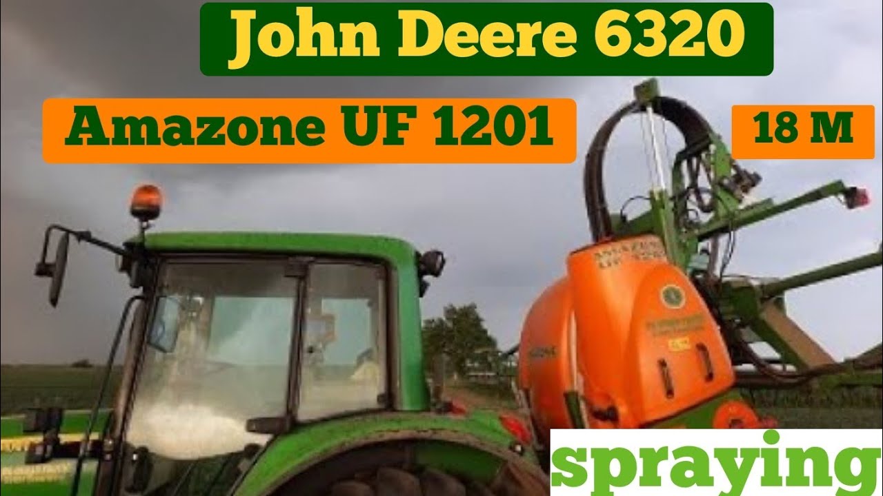 Folijarna prehrana soje John deere 6320 i Amazone Uf 1201