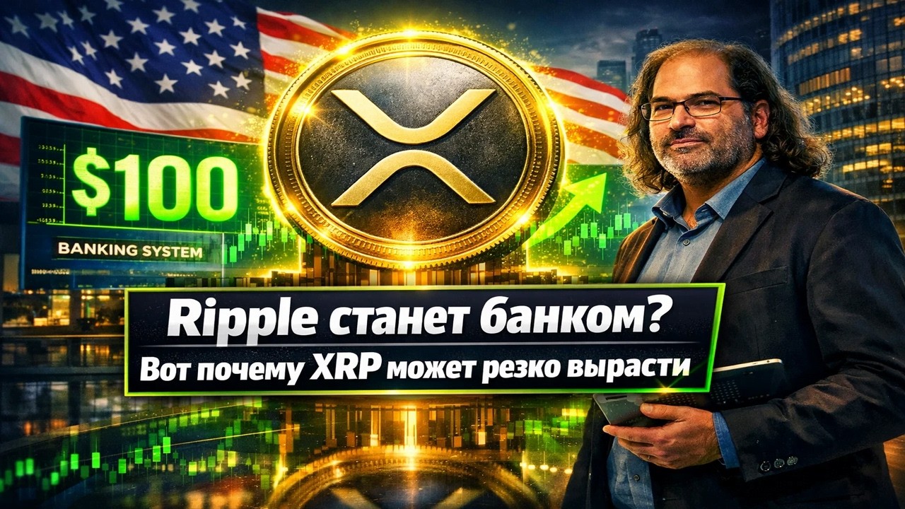 🚨 XRP НА ГРАНИ ВЗРЫВА? Банковская лицензия, падение спроса и прогноз $100🟢