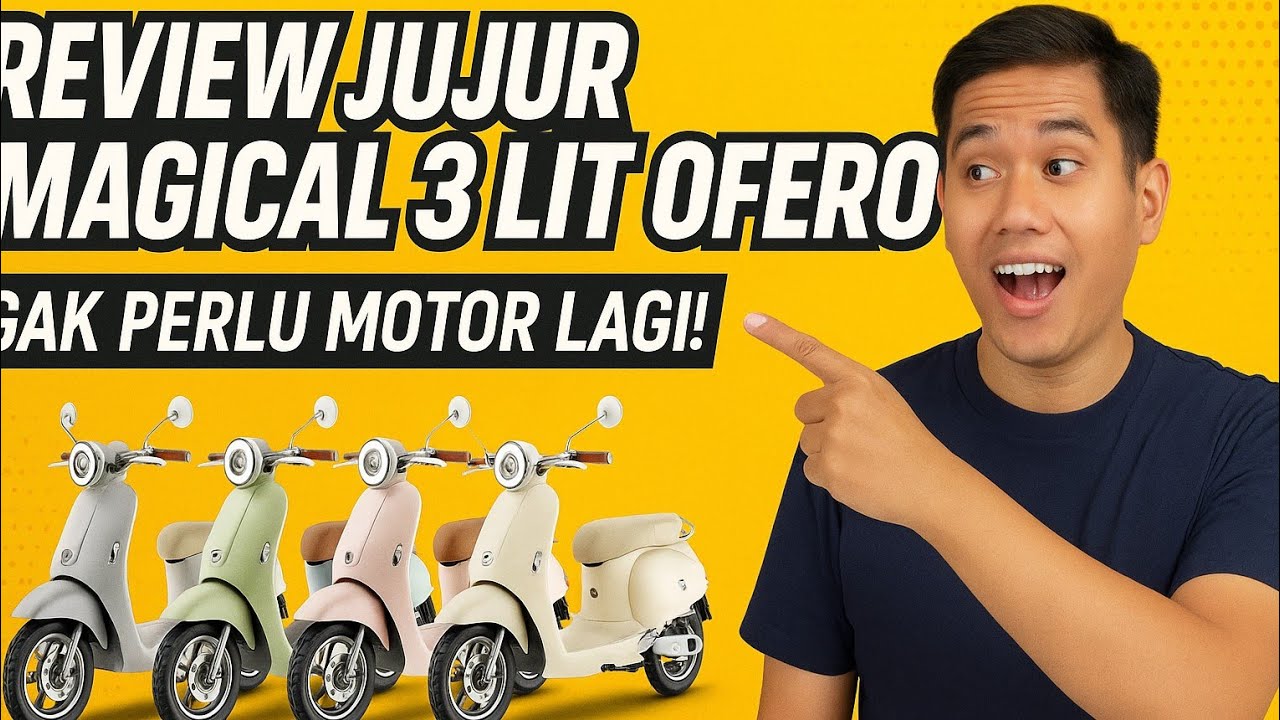 Review Jujur Magical 3 Lit Ofero - Gak Perlu Motor Lagi ❗❗😱