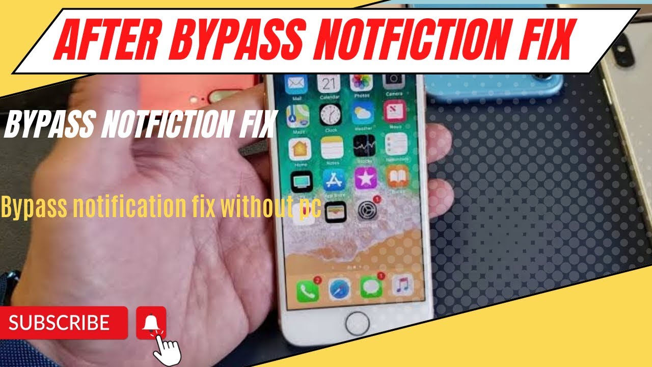 Bypass Iphone Notification Fix Without PC and any Box